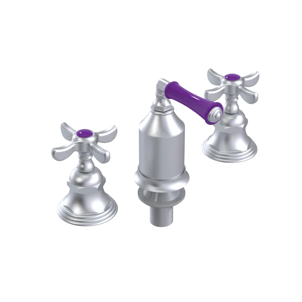 Rubinet Bidet Fitting with Spray, Diverter, and Vacum Breaker (Less Drain) Satin Chrome