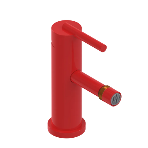 Rubinet Single Control Bidet Fitting (less drain) Red