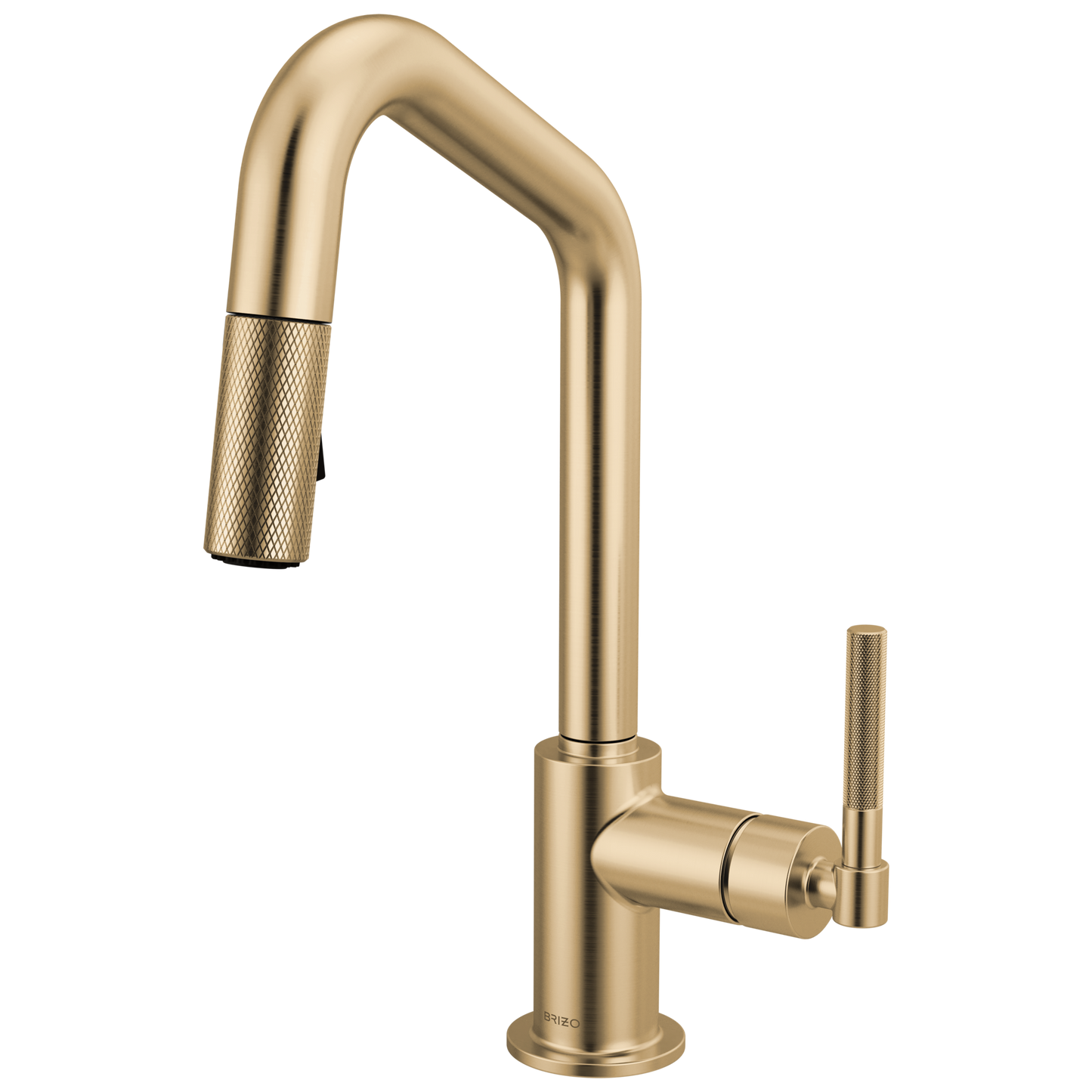 Brizo Pull Down Prep Faucet With Angle Spout Knurled Handle