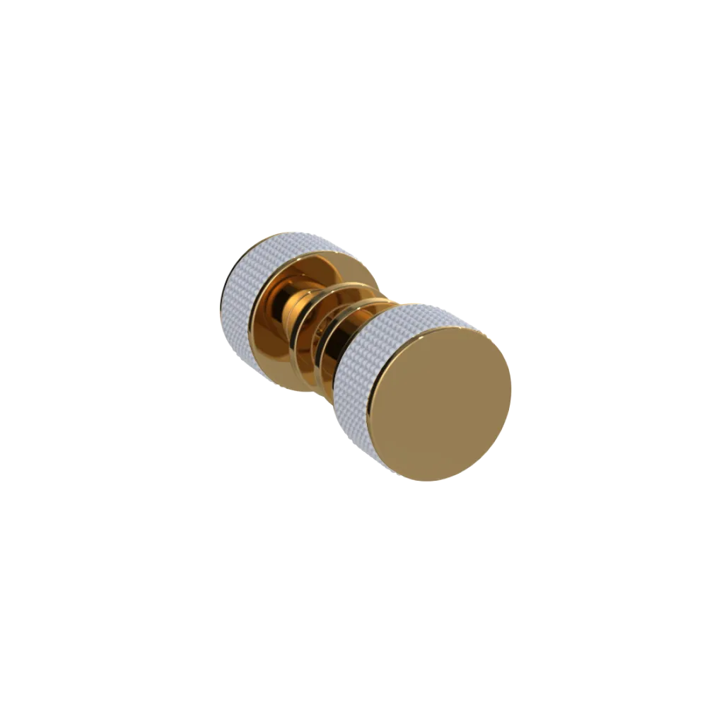 Rubinet Shower Door Knob (set) Gold