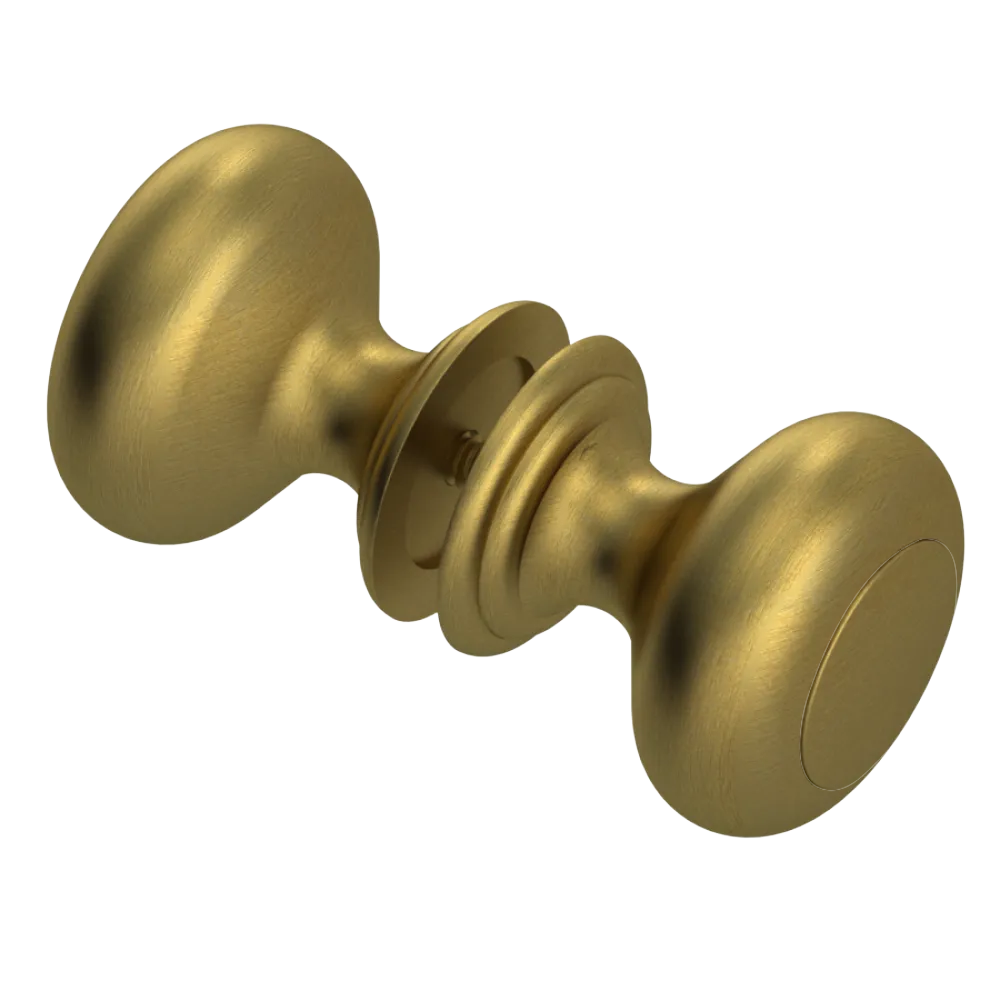 Rubinet Shower Door Knob (set) Antique Brass Matt