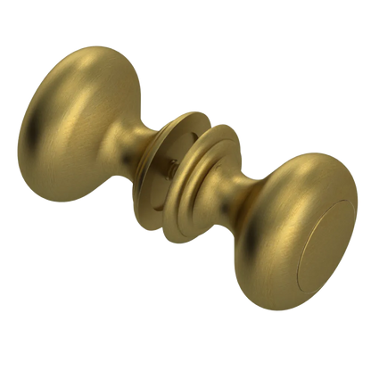 Rubinet Shower Door Knob (set) Antique Brass Matt
