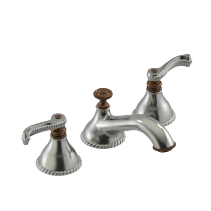 Rubinet Widespread Lav. Set. (less drain) Satin Nickel
