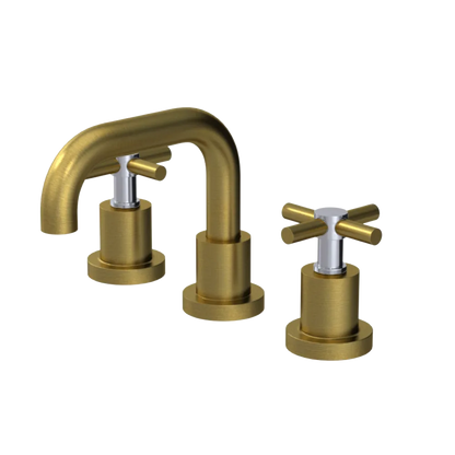 Rubinet Widespread Lav. Set. (less drain) Antique Brass Matt