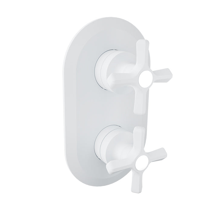 Baril Complete thermostatic pressure balanced shower control valve with 3-way diverter