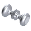 Rubinet Shower Door Knob (set) Satin Chrome