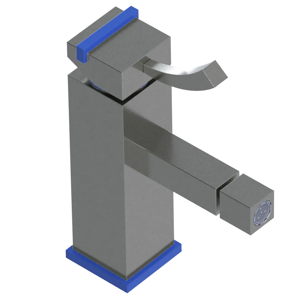 Rubinet Single Control Bidet Fitting (less drain) Satin Nickel