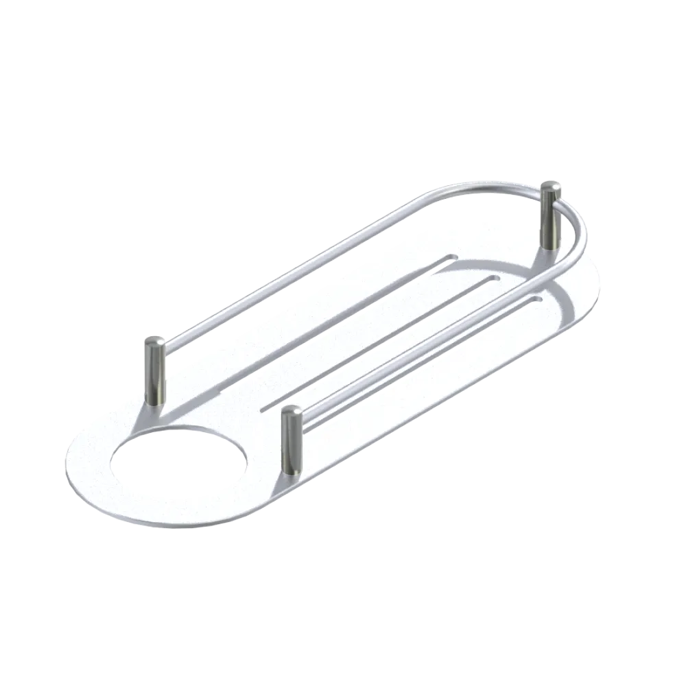 Rubinet Shelf Only Satin Chrome