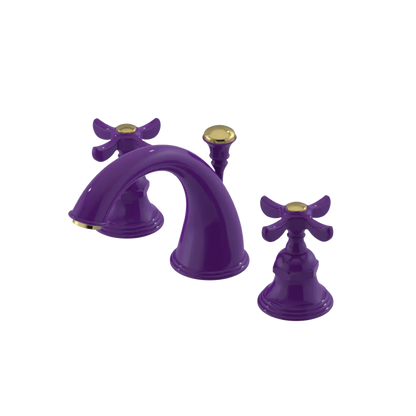 Rubinet Widespread Lav. Set. (less drain) Purple Haze