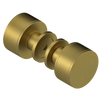 Rubinet Shower Door Knob (set) Antique Brass Matt