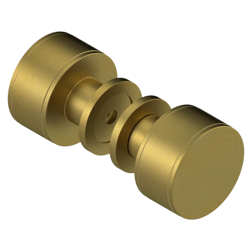 Rubinet Shower Door Knob (set) Antique Brass Matt