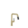 Baril Single-hole kitchen faucet with 2-function pull-down spray