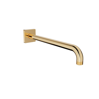 Baril 12" wall-mounted shower arm, square flange
