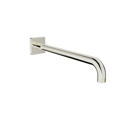 Baril 12" wall-mounted shower arm, square flange
