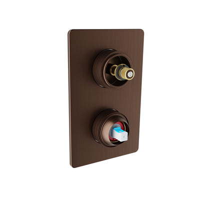 Baril Pressure balanced shower valve with 3-way diverter (without handle)