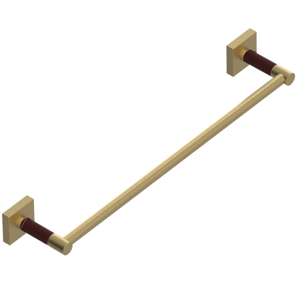 Rubinet 18" TOWEL BAR Satin Brass