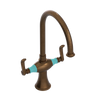 Rubinet Two Handle Single Hole Kitchen Set Oil Rubbed Bronze
