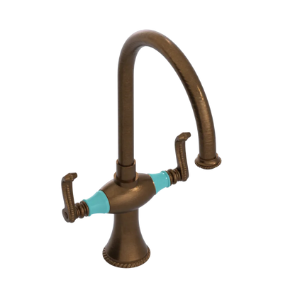 Rubinet Two Handle Single Hole Kitchen Set Oil Rubbed Bronze