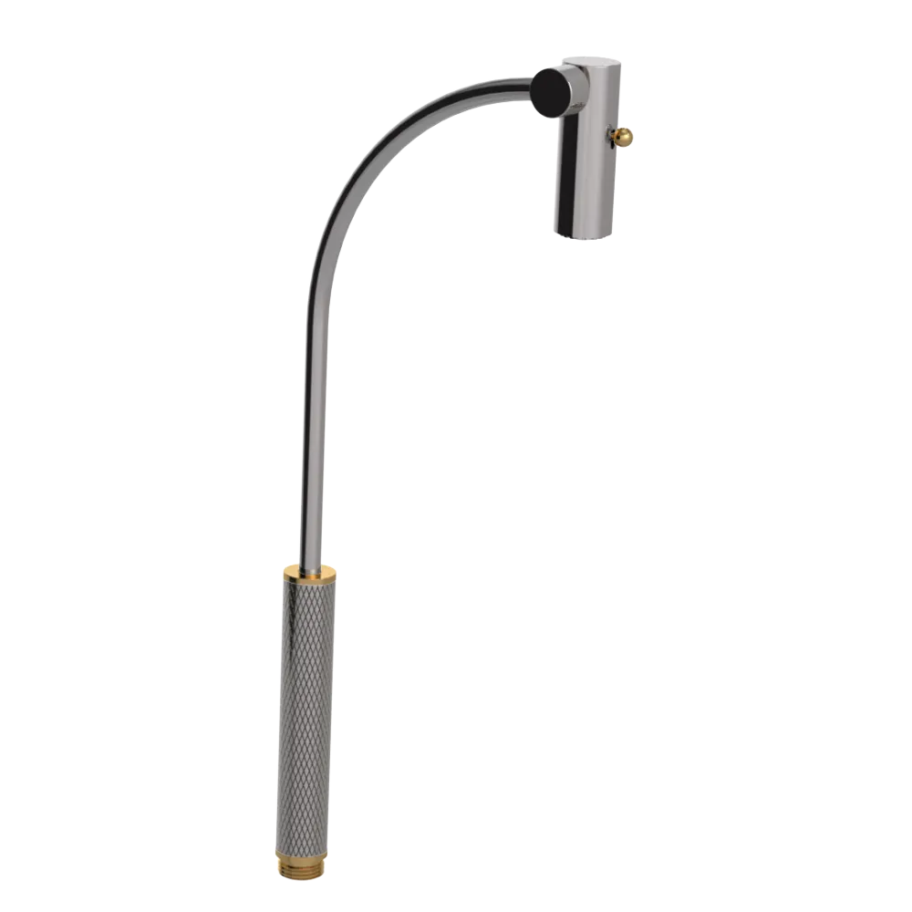 Rubinet Hand Held Shower Bidet Only Polished Nickel