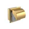 Rubinet RECESSED TOILET PAPER HOLDER Satin Brass