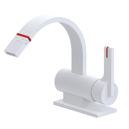 Rubinet Single Control Bidet Fitting (less drain) Matt White