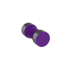 Rubinet Shower Door Knob (set) Purple Haze