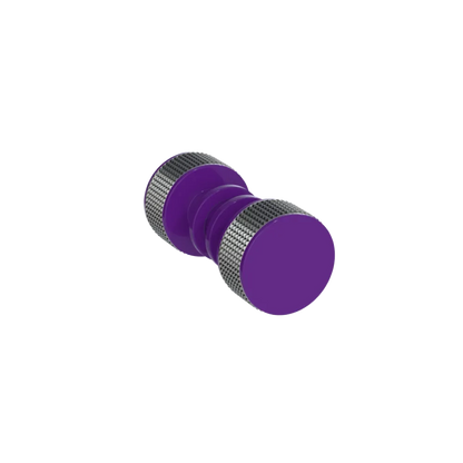 Rubinet Shower Door Knob (set) Purple Haze