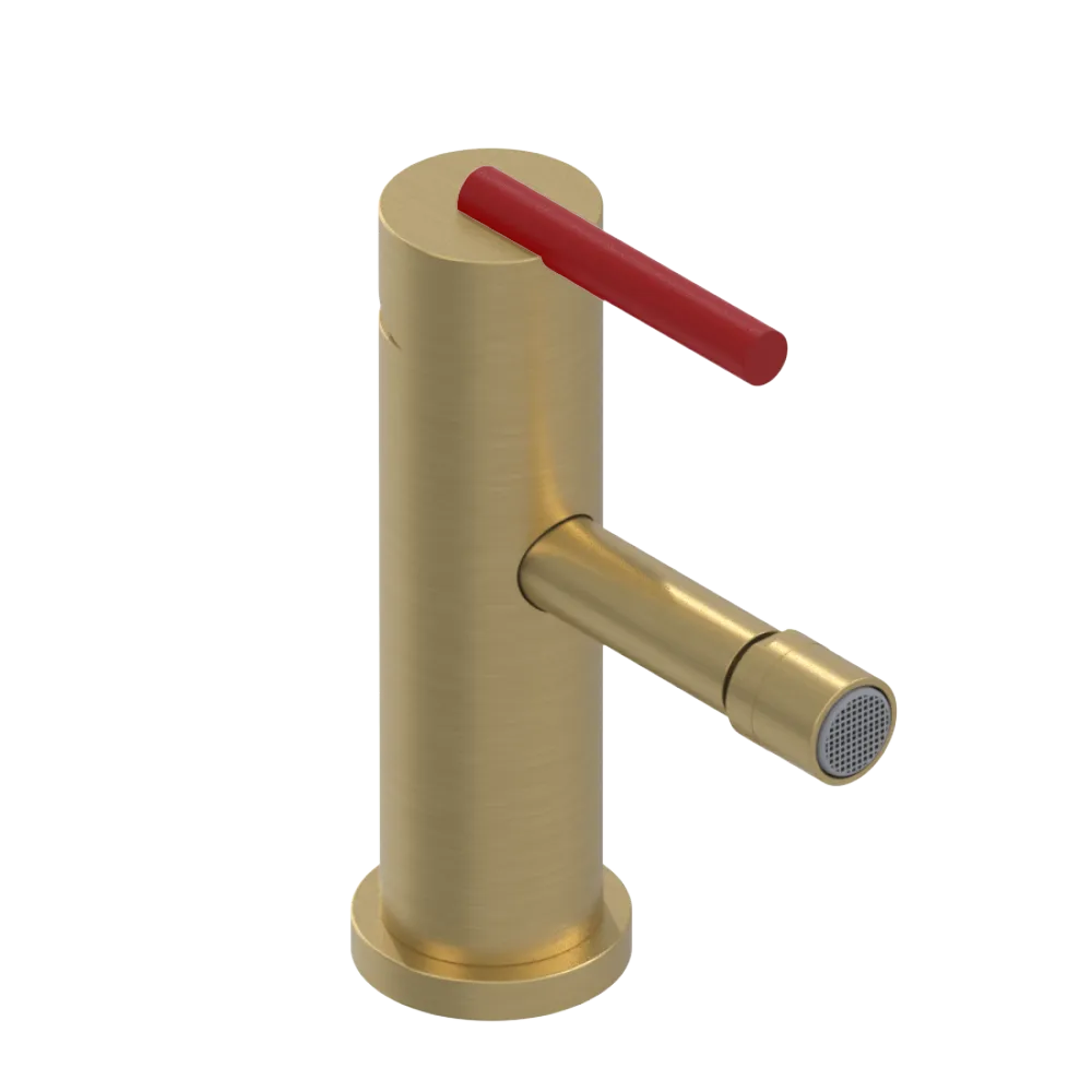 Rubinet Single Control Bidet Fitting (less drain) Satin Brass