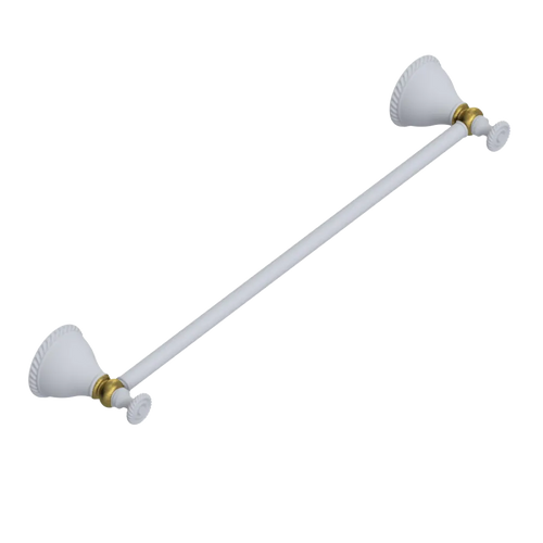 Rubinet Towel Bar 24" Matt White