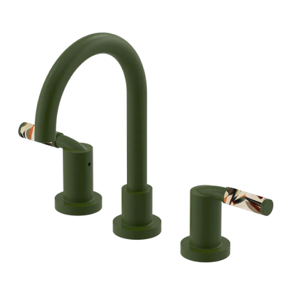 Rubinet Widespread Lav set (less drain) Green Envy