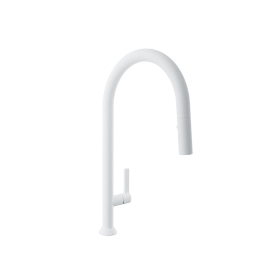 Baril High single-hole kitchen faucet with 2-function pull-down spray