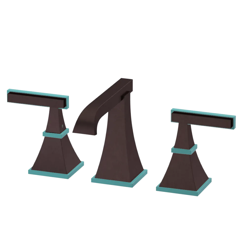 Rubinet Widespread Lav. Set. (less drain) Oil Rubbed Bronze