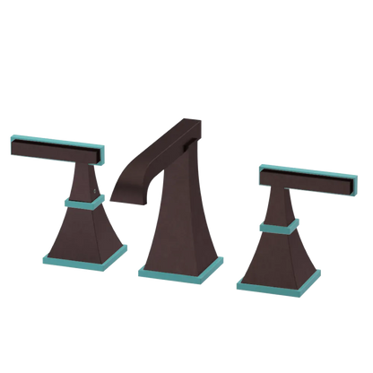 Rubinet Widespread Lav. Set. (less drain) Oil Rubbed Bronze