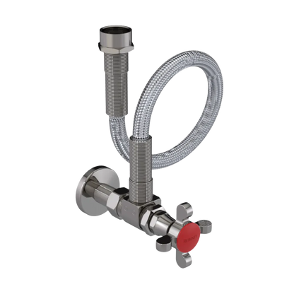 Rubinet Exposed Supply Kit (classic) Polished Nickel