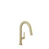 Baril Single-hole bar / prep kitchen faucet with 2-function pull-down spray