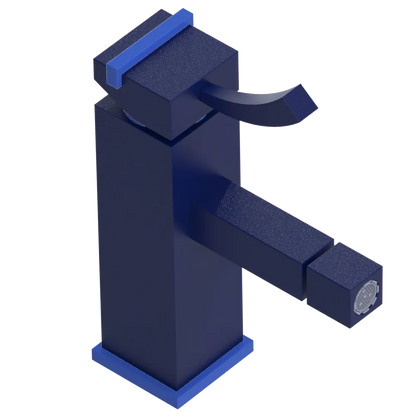 Rubinet Single Control Bidet Fitting (less drain) Midnight Blue