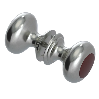Rubinet Shower Door Knob (set) Satin Nickel