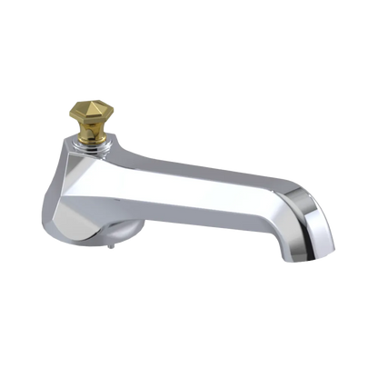 Rubinet Tub Filler Spout Deck Mount Chrome