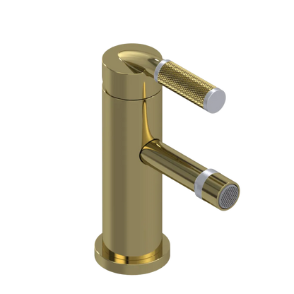 Rubinet Single Control Bidet Fitting (less drain) Natural Brass