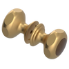 Rubinet Shower Door Knob (set) Satin Gold