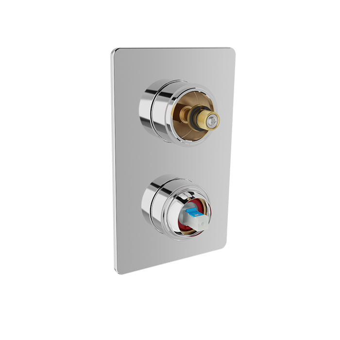 Baril Pressure balanced shower valve with 3-way diverter (without handle)