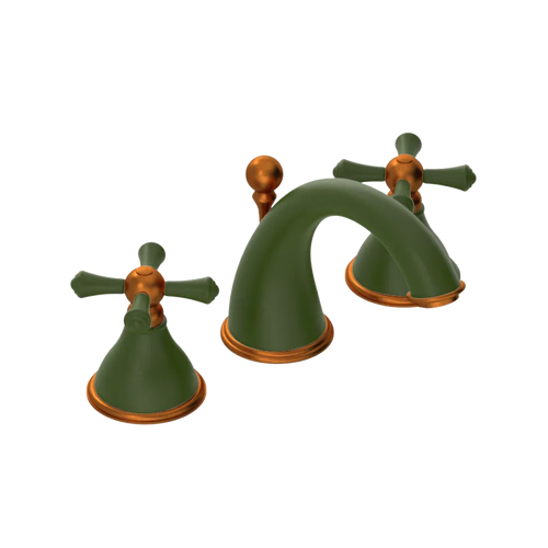 Rubinet Widespread Lav. Set. (less drain) Green Envy