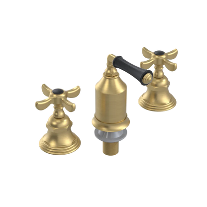 Rubinet Bidet Fitting with Spray, Diverter, and Vacum Breaker (Less Drain) Satin Gold