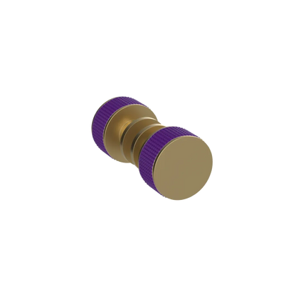 Rubinet Shower Door Knob (set) Satin Brass