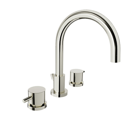 Baril 8" c/c lavatory faucet, drain included