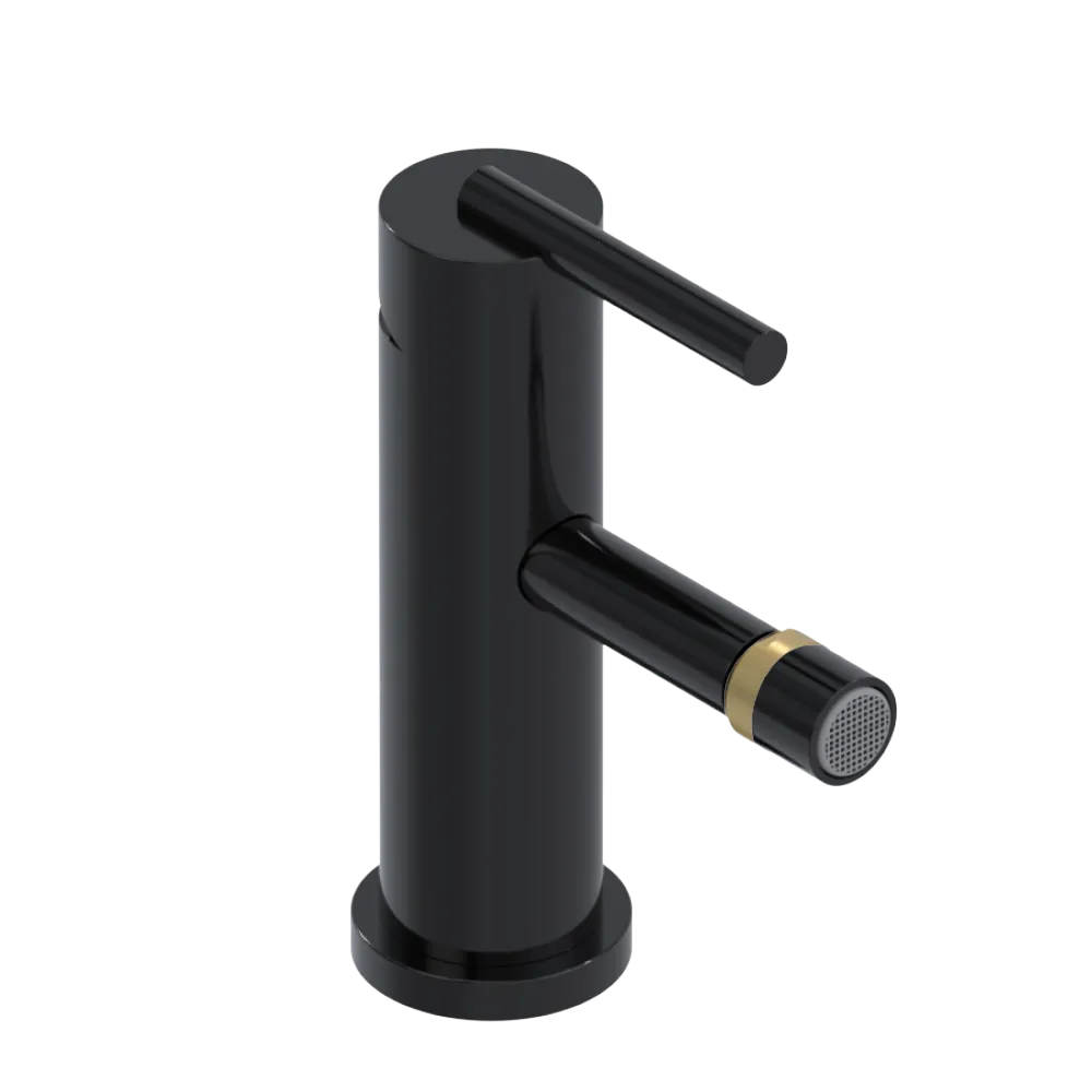 Rubinet Single Control Bidet Fitting (less drain) Black