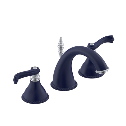Rubinet Widespread Lav. Set. (less drain) Midnight Blue