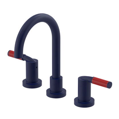 Rubinet Widespread Lav set (less drain) Midnight Blue