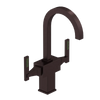 Rubinet Single Hole Dual Handle Lav. Set. (less drain) Oil Rubbed Bronze