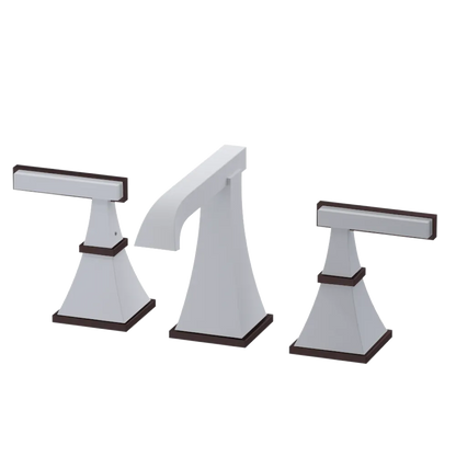 Rubinet Widespread Lav. Set. (less drain) Matt White